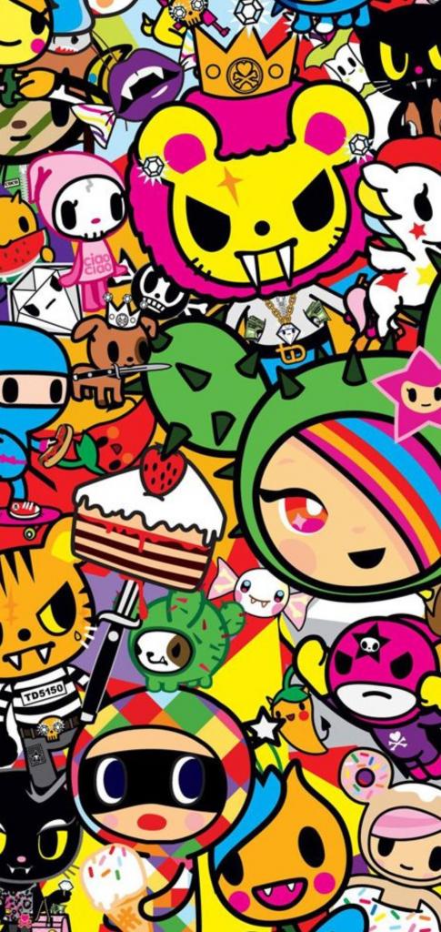 Tokidoki Collage By Mzzelaineous86 - Iphone X Tokidoki , HD Wallpaper & Backgrounds