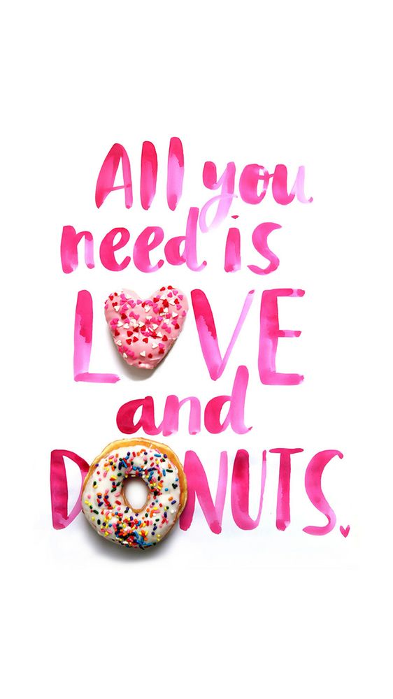 Valentine - All You Need Is Donuts , HD Wallpaper & Backgrounds