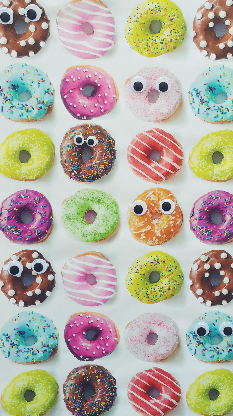 Wallpaper Donuts - Cupcake , HD Wallpaper & Backgrounds