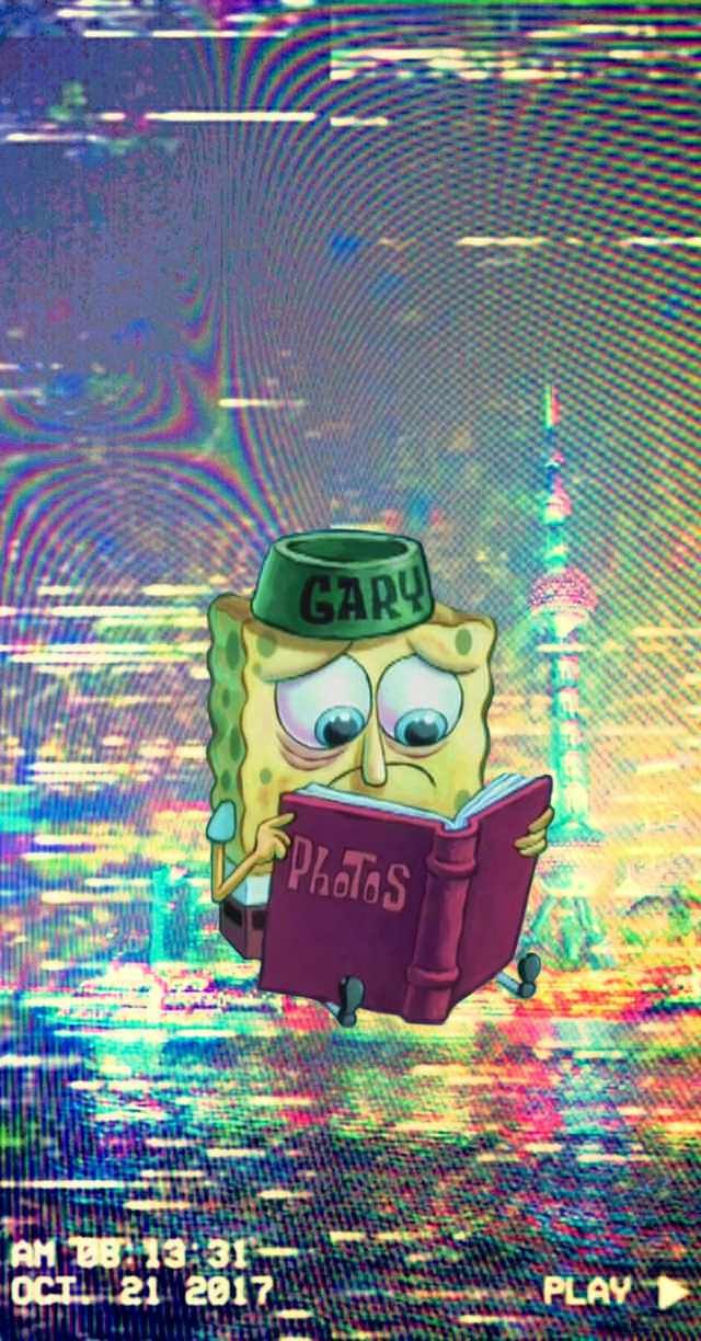 Spongebob - Sad Spongebob Wallpaper Aesthetic , HD Wallpaper & Backgrounds