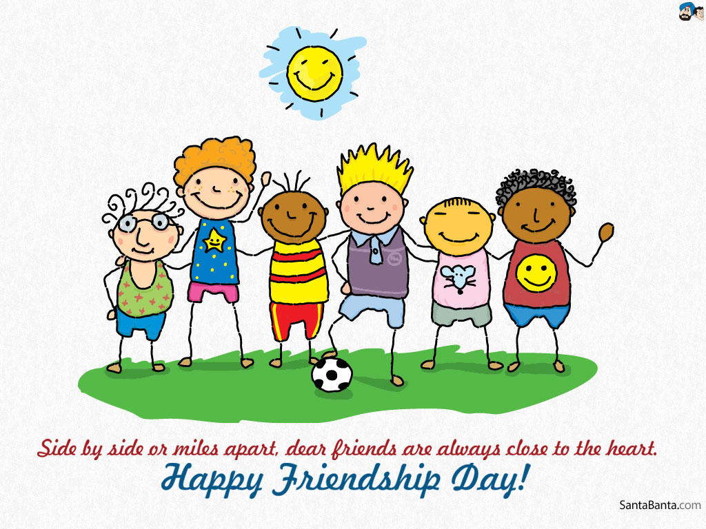 Friendship Day - - Friendship Day Image Cartoon , HD Wallpaper & Backgrounds