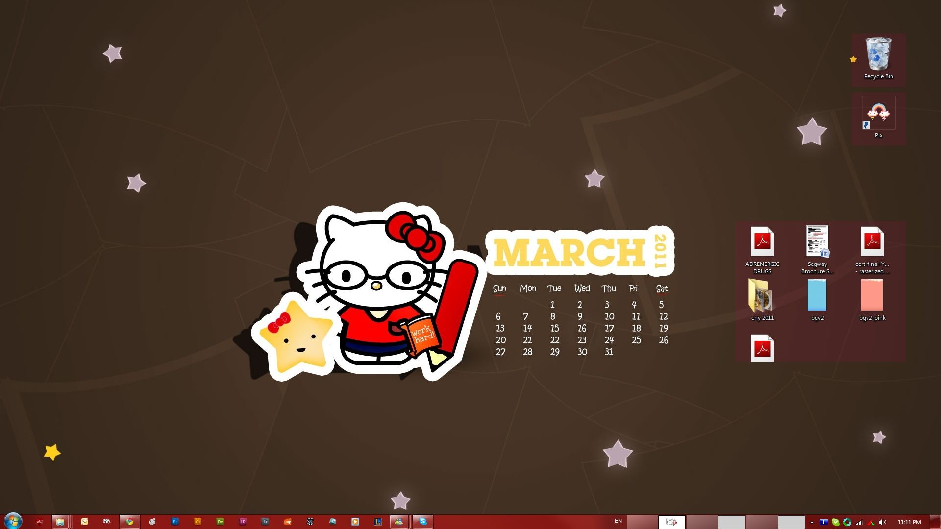 Wiki Canada Day Canada Flag Pic Wpc008051 - Hello Kitty Wallpapers 2011 , HD Wallpaper & Backgrounds