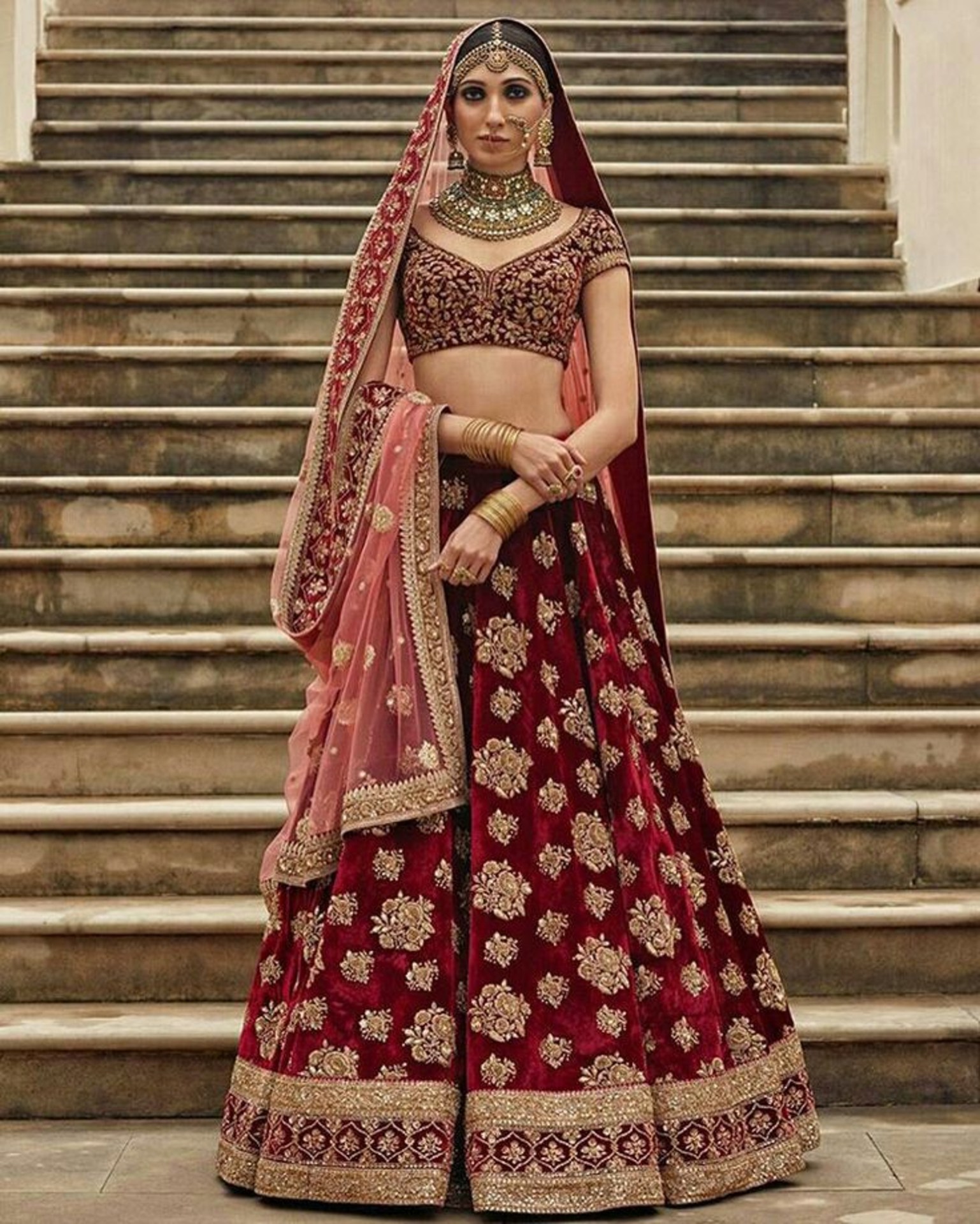 Android Mobiles Full Hd Resolutions 1080 X - Bridal Lehenga For Dusky Complexion , HD Wallpaper & Backgrounds