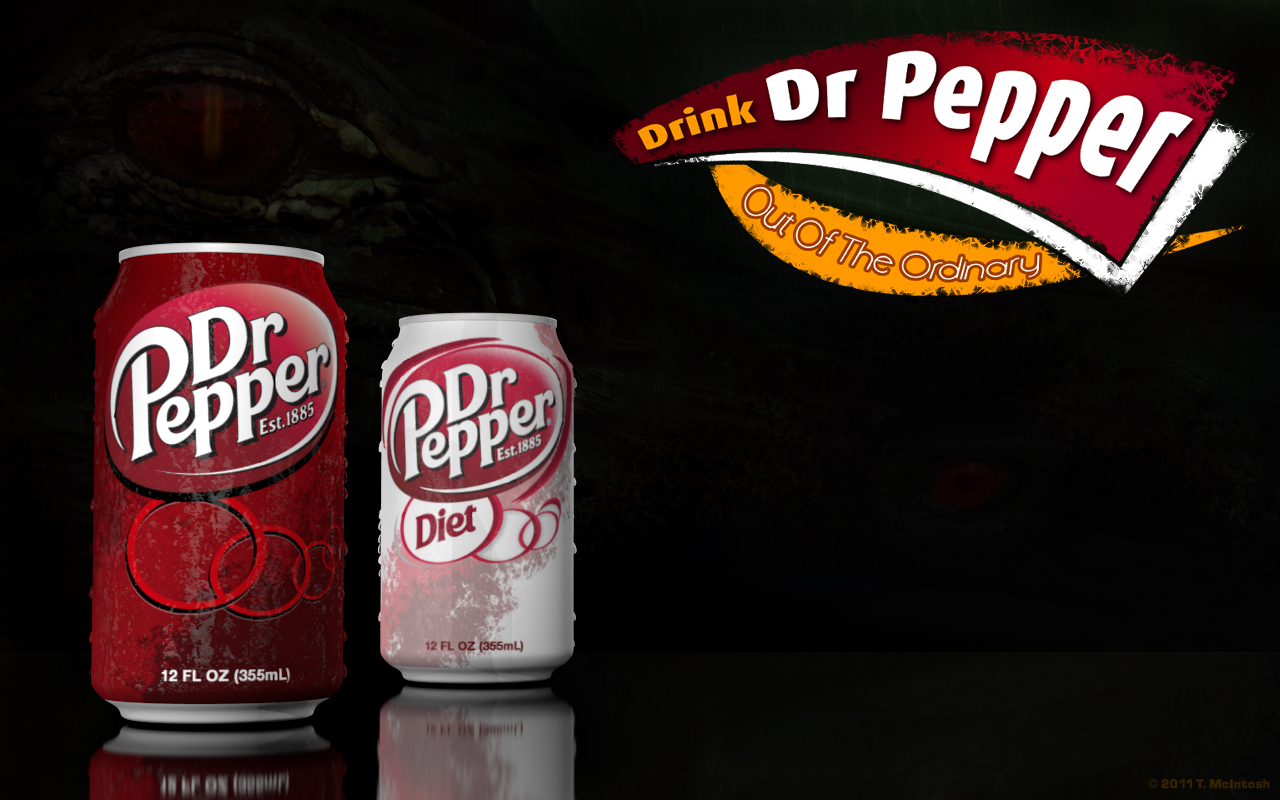 Dr Pepper Black Background , HD Wallpaper & Backgrounds