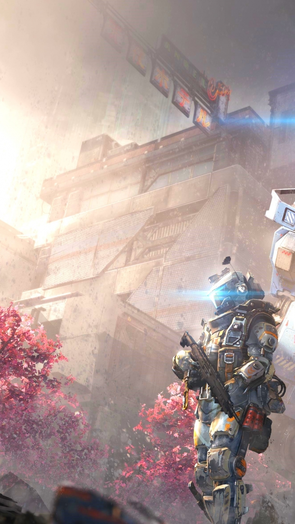 Other Dimensions Of This Wallpaper - Titanfall 2 Angel City , HD Wallpaper & Backgrounds
