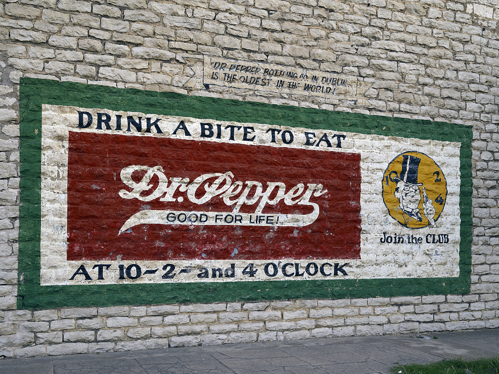 Dr Pepper Advertising Mural, Dublin, Texas - Dublin , HD Wallpaper & Backgrounds