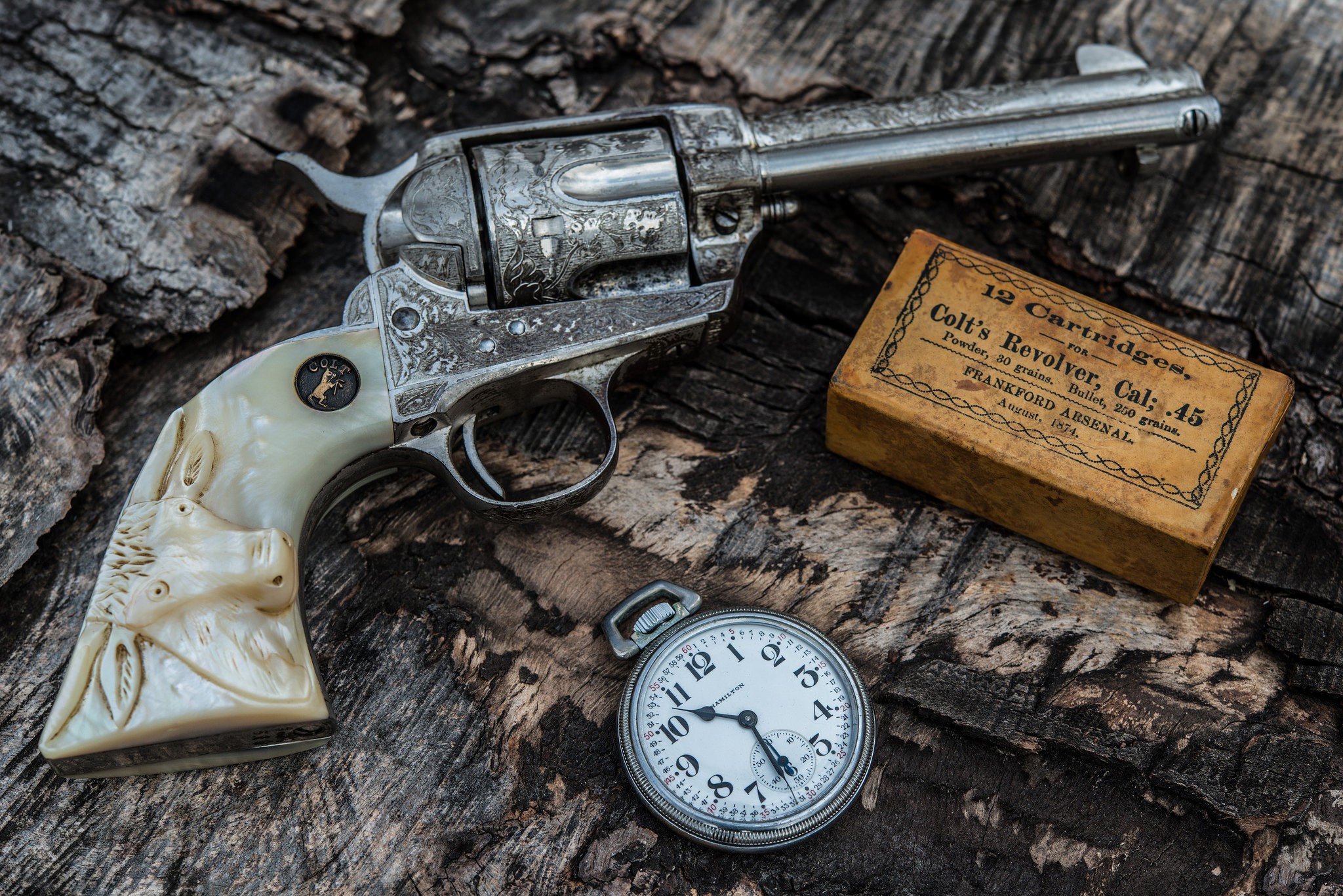 #gun, #ammunition, #weapon, # - Colt 45 Revolver , HD Wallpaper & Backgrounds