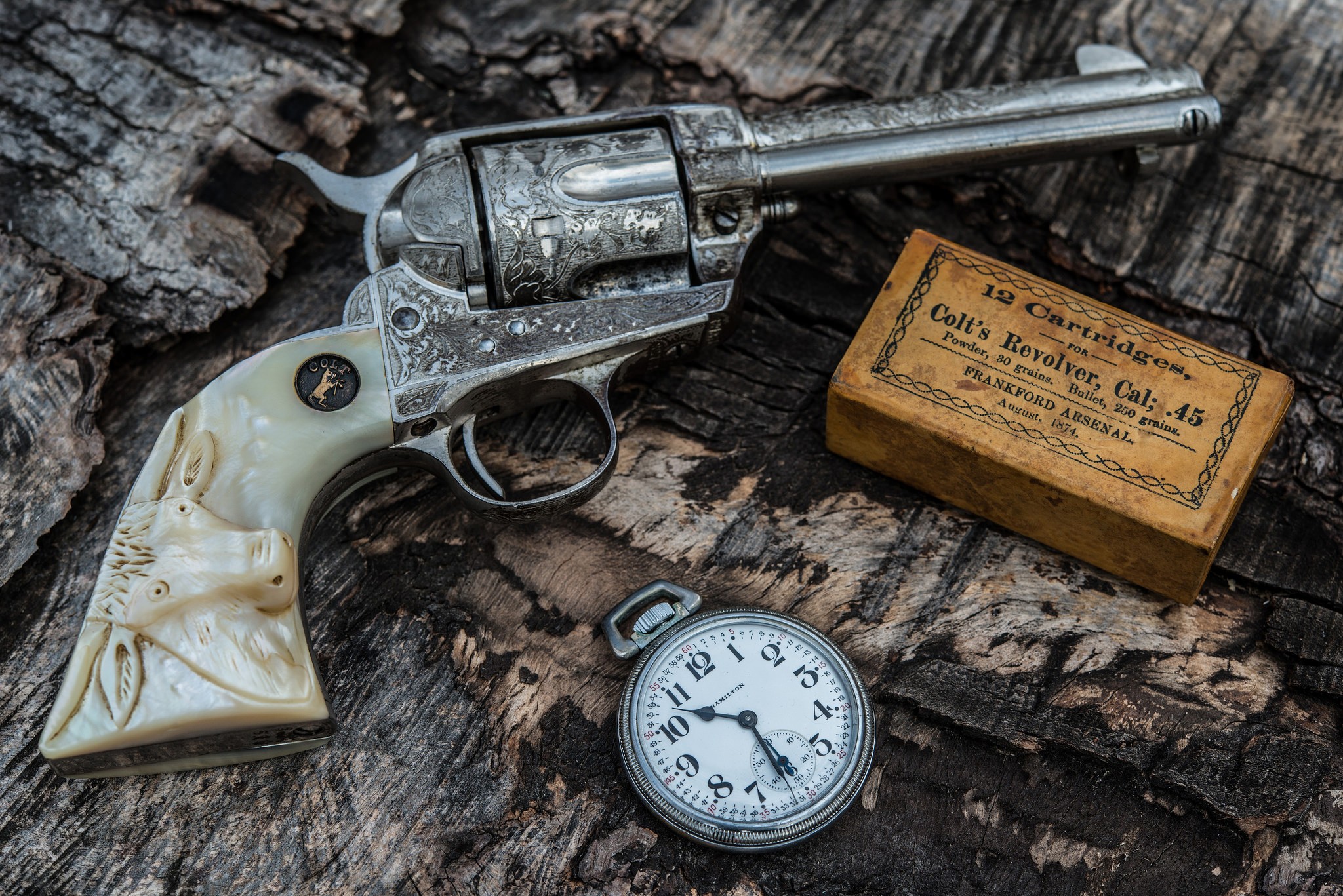 #gun, #ammunition, #weapon, # - Colt 45 Revolver , HD Wallpaper & Backgrounds