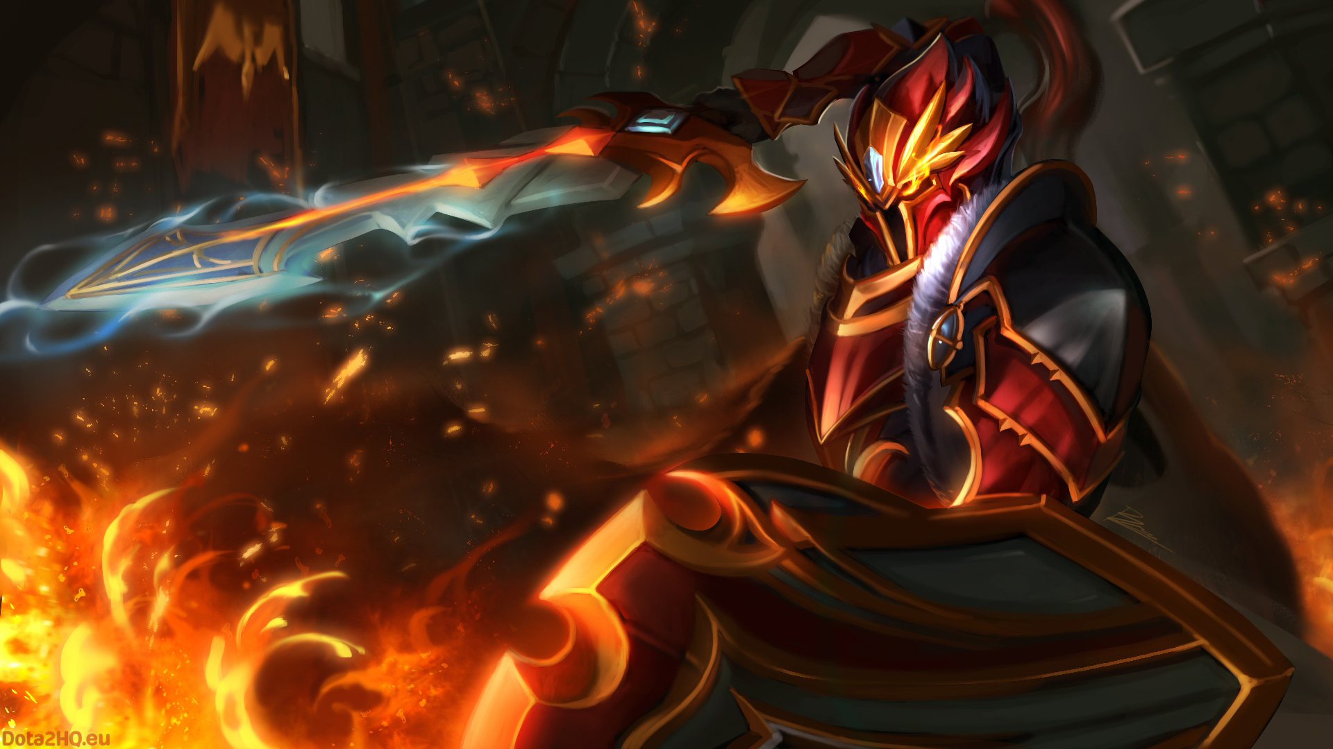 Davion, The Dragon Knight - Dota 2 Dragon Knight Wallpaper Hd , HD Wallpaper & Backgrounds