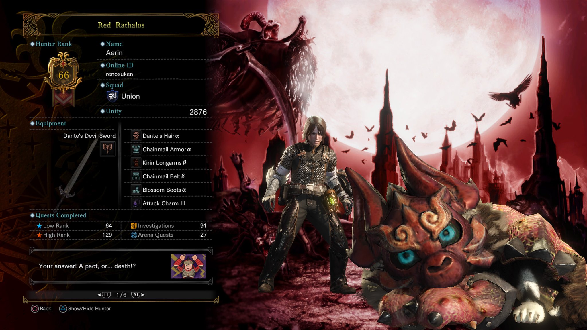Armor Setdrakengard Cosplay - Monster Hunter World Devil May Cry , HD Wallpaper & Backgrounds