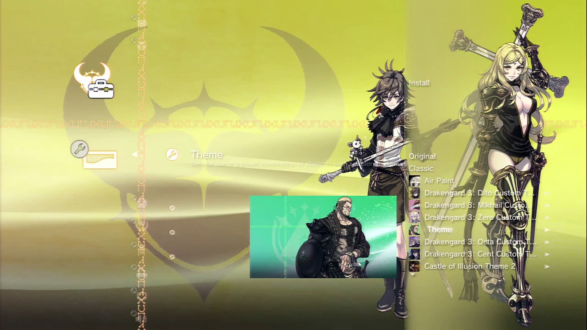 Decadus Ps3 Preorder Theme {3rd Wave Bonus} - Drakengard 3 Five Theme , HD Wallpaper & Backgrounds