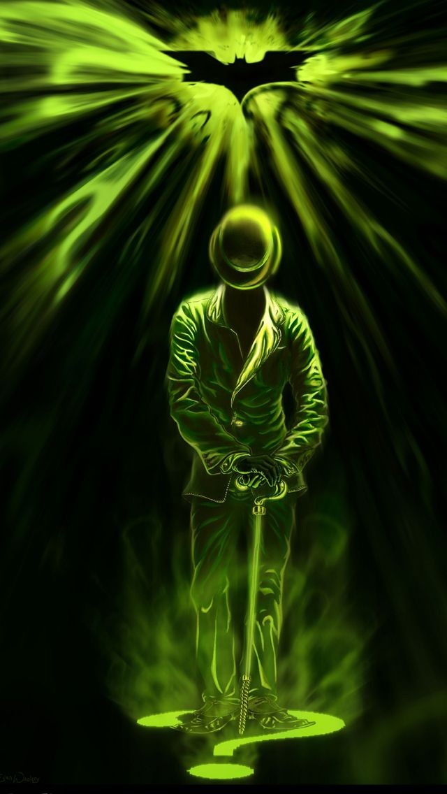 Batman Riddler Iphone 5 Wallpaper - Riddler Iphone , HD Wallpaper & Backgrounds