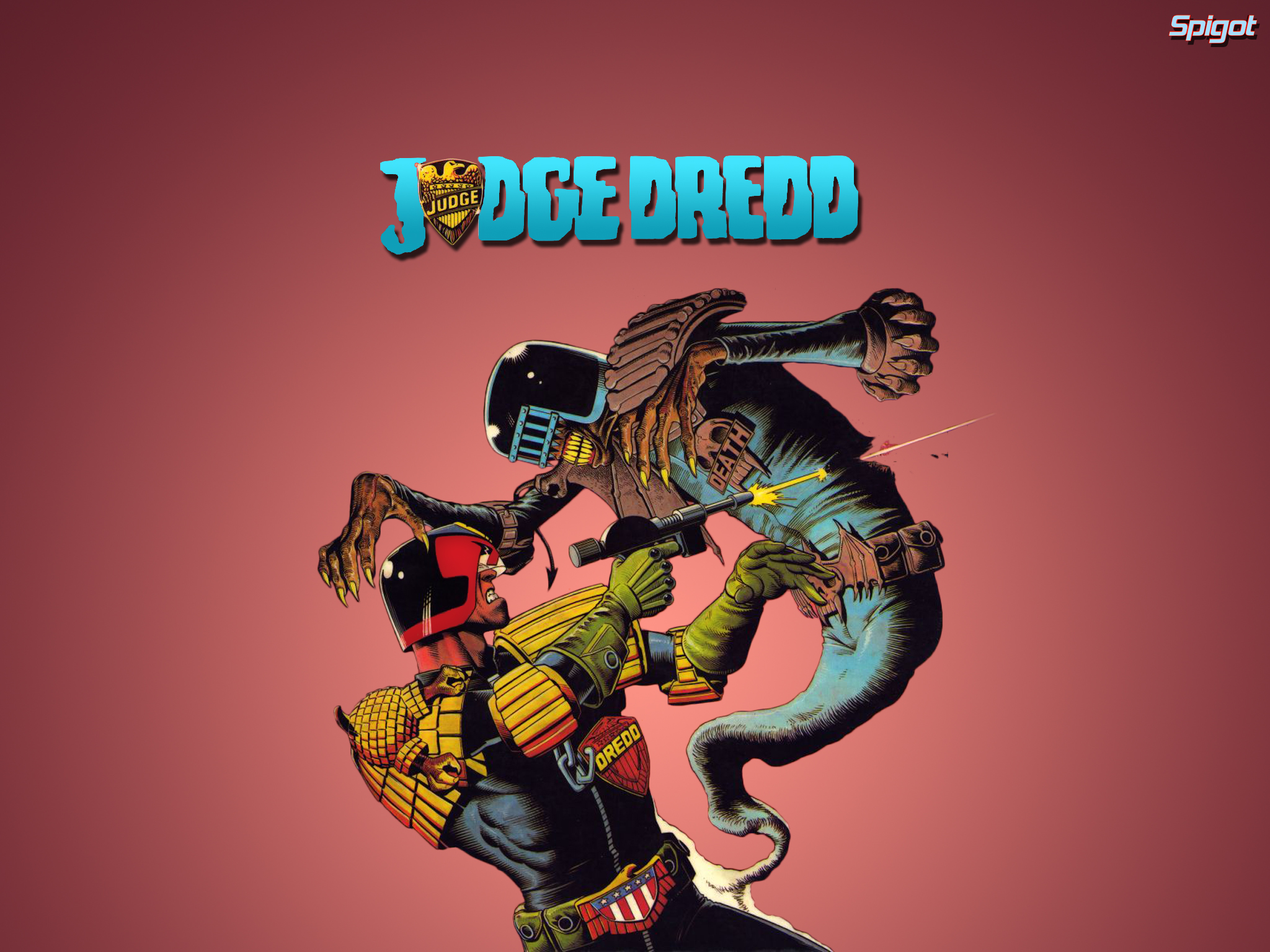 Judge Dredd Wallpaper - Judge Dredd , HD Wallpaper & Backgrounds