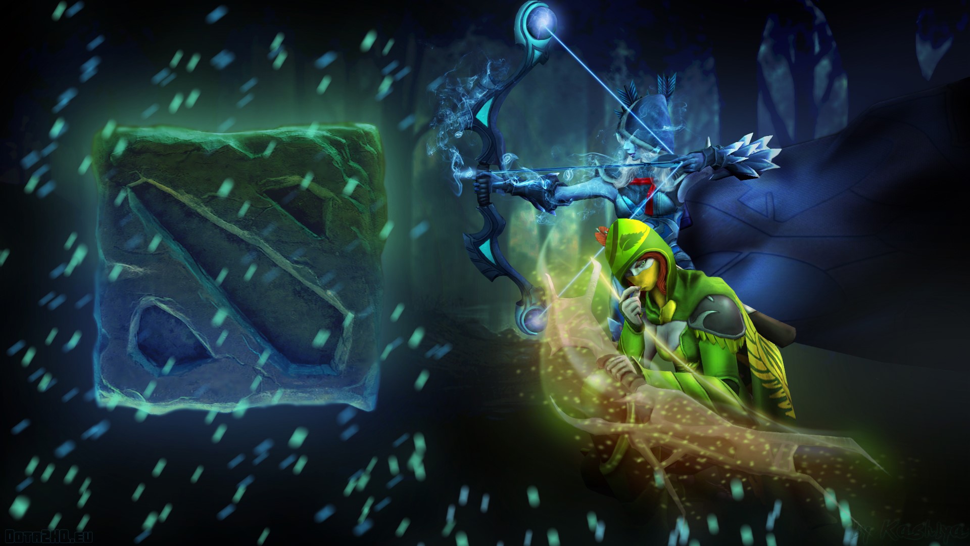 Dota 2 Drow Ranger Wallpaper Hd , HD Wallpaper & Backgrounds