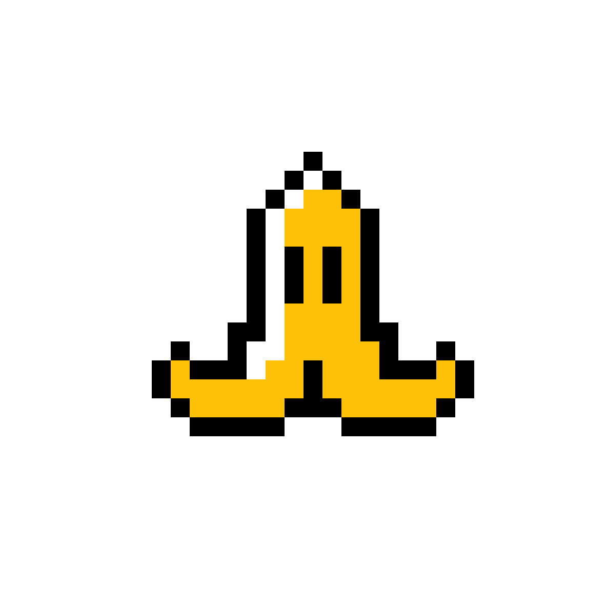 Pills Clipart Banana - Pixel Art Mario Kart , HD Wallpaper & Backgrounds