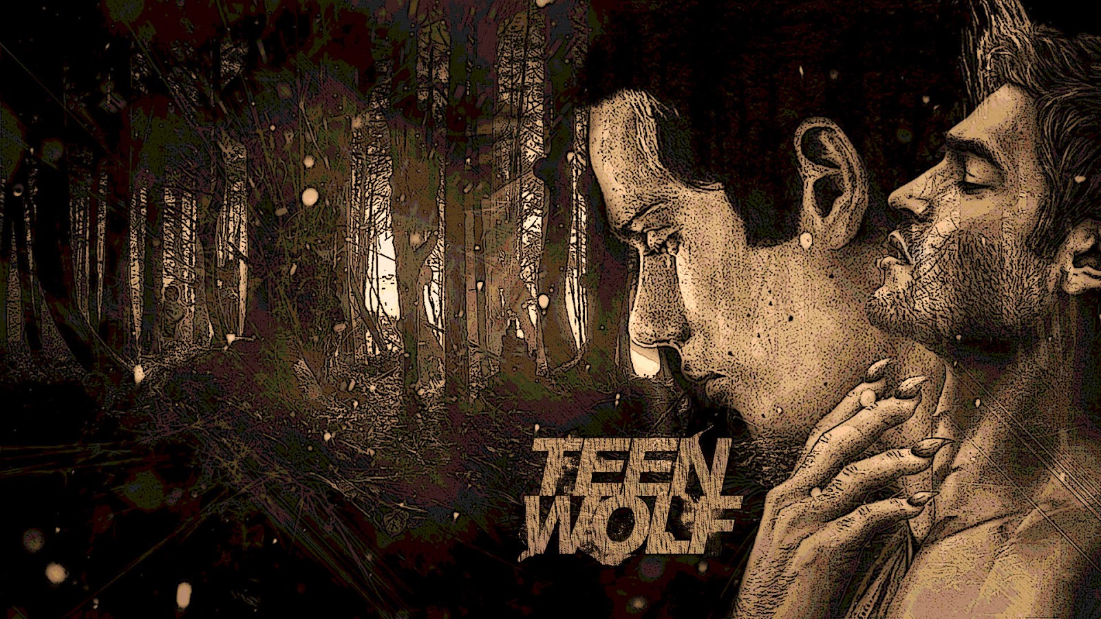 Teen Wolf Sterek's Haunted Forest Wallpaper - Hd Wallpaper Teen Wolf Stiles , HD Wallpaper & Backgrounds