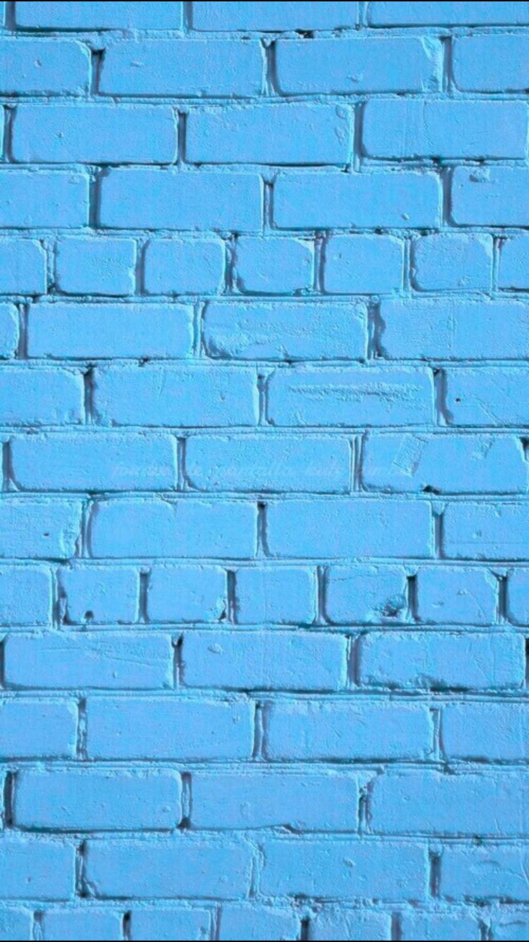 Blue Iphone Wallpaper Tumblr - Phone Backgrounds Brick , HD Wallpaper & Backgrounds