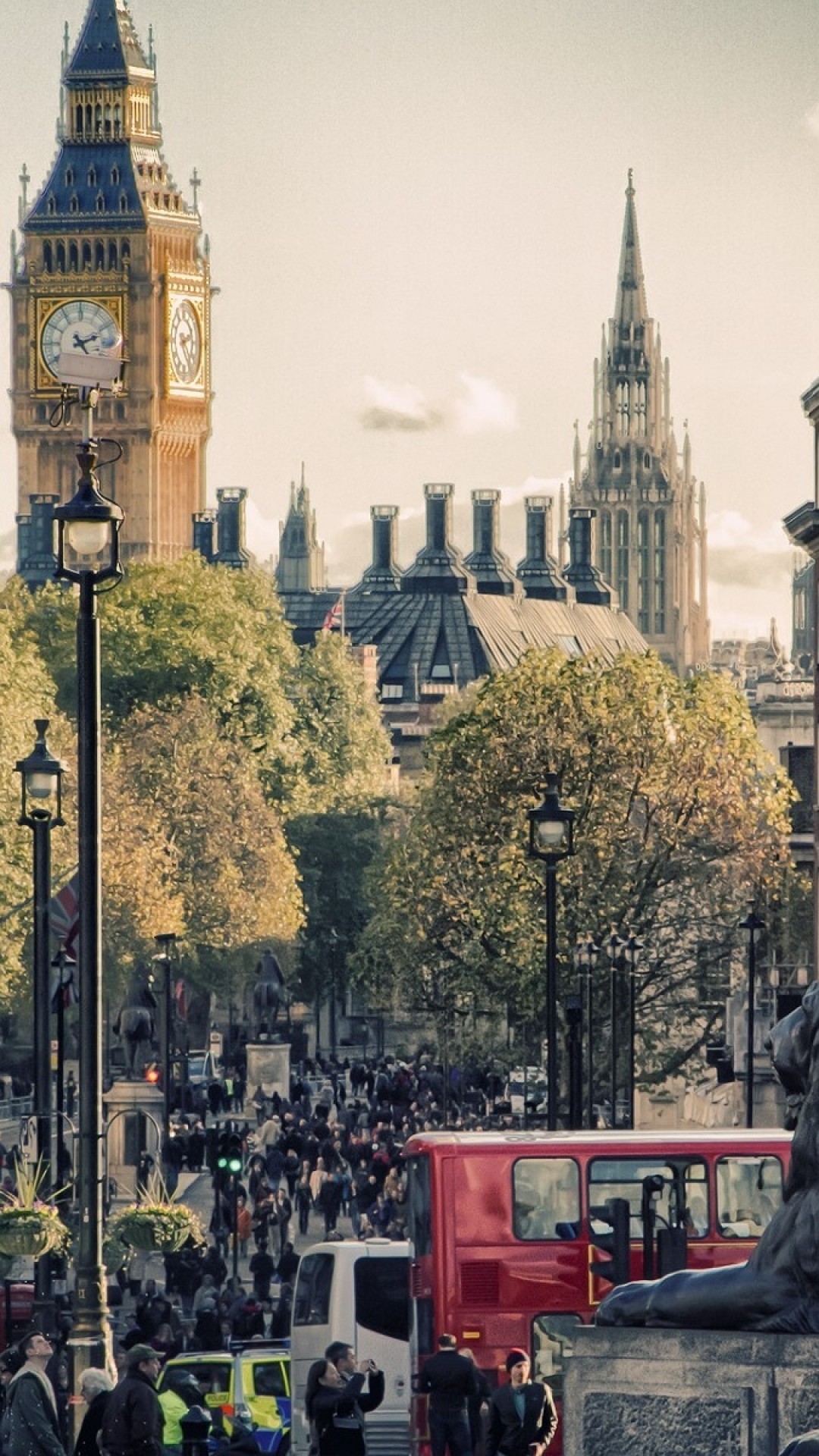Big Ben, From Trafalgar Square , HD Wallpaper & Backgrounds