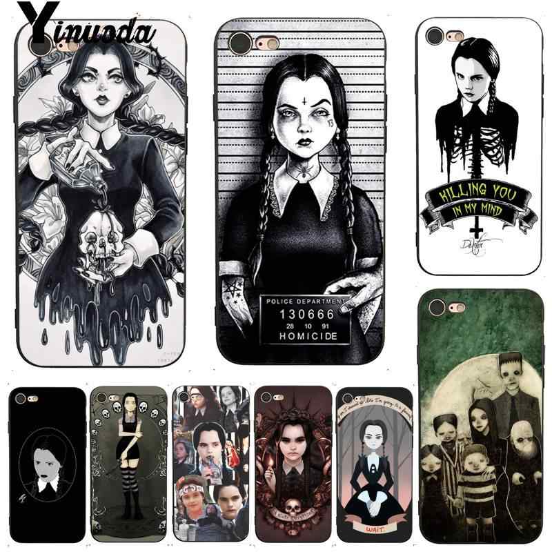 Yinuoda For Iphone 7 6 X Case Wednesday Addams Family - Addams Family Iphone Case , HD Wallpaper & Backgrounds