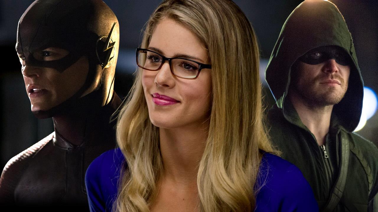 Emily Bett Rickards The Flash Flash Vs Arrow - Emily Bett Rickards In Flash , HD Wallpaper & Backgrounds