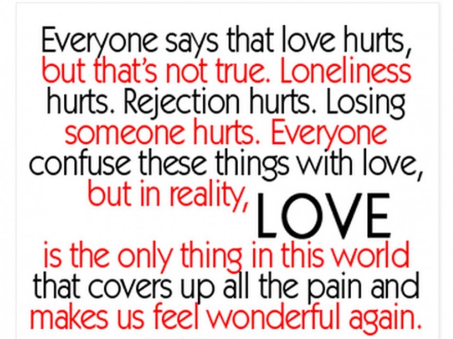 True Love Quotes Wallpaper - Everyone Says That Love Hurts , HD Wallpaper & Backgrounds