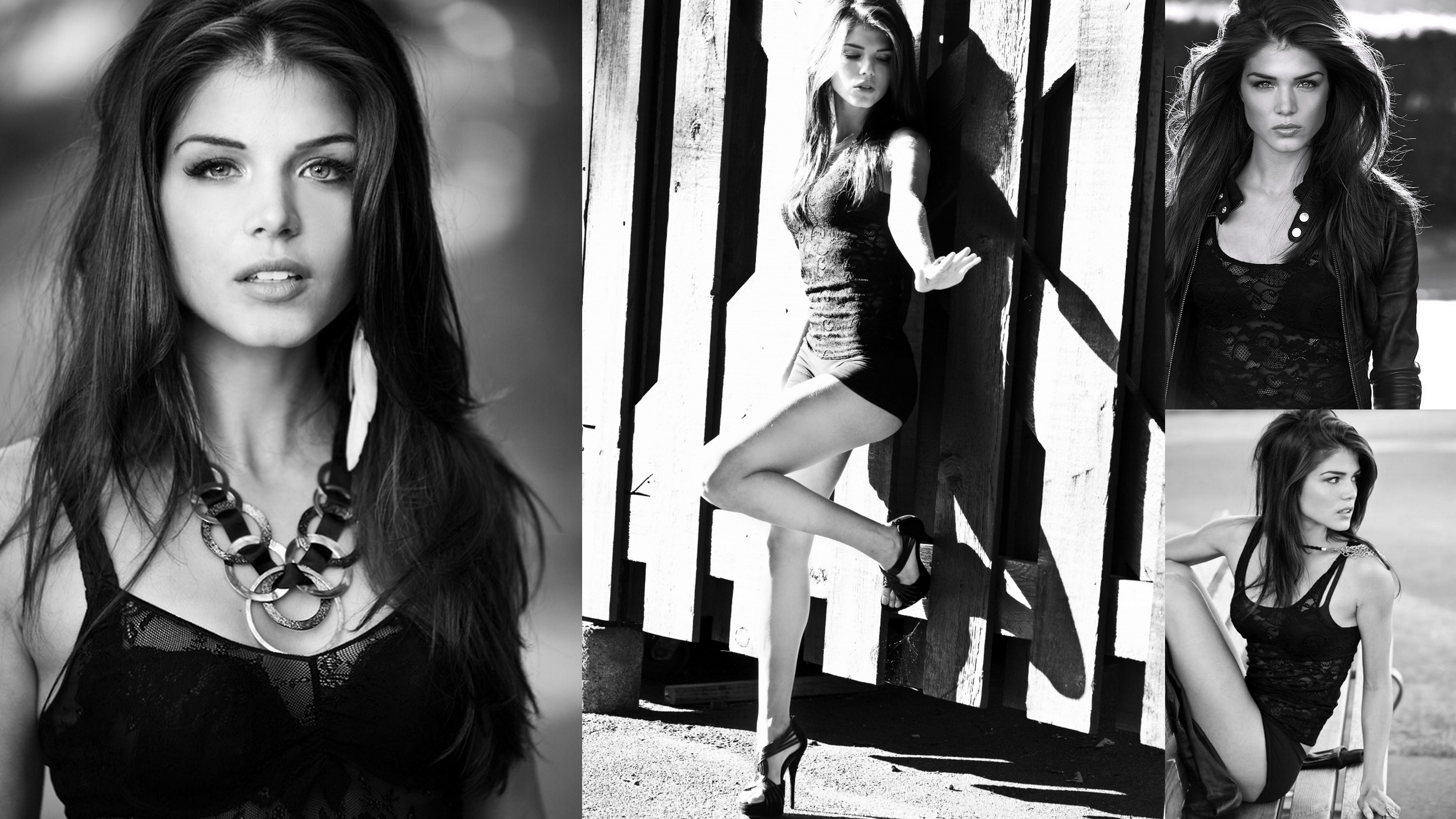 Marie Avgeropoulos B&w2 - Marie Avgeropoulos , HD Wallpaper & Backgrounds
