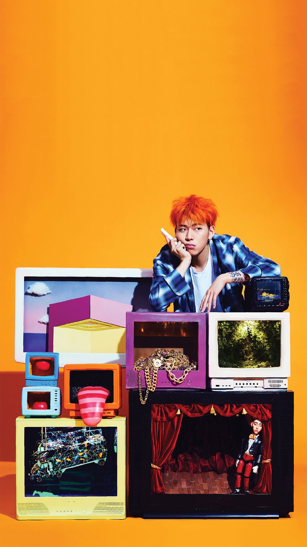 Iphone Wallpaper / Block B 블락비 Zico 지코 Woojiho 우지호 - Zico Television , HD Wallpaper & Backgrounds