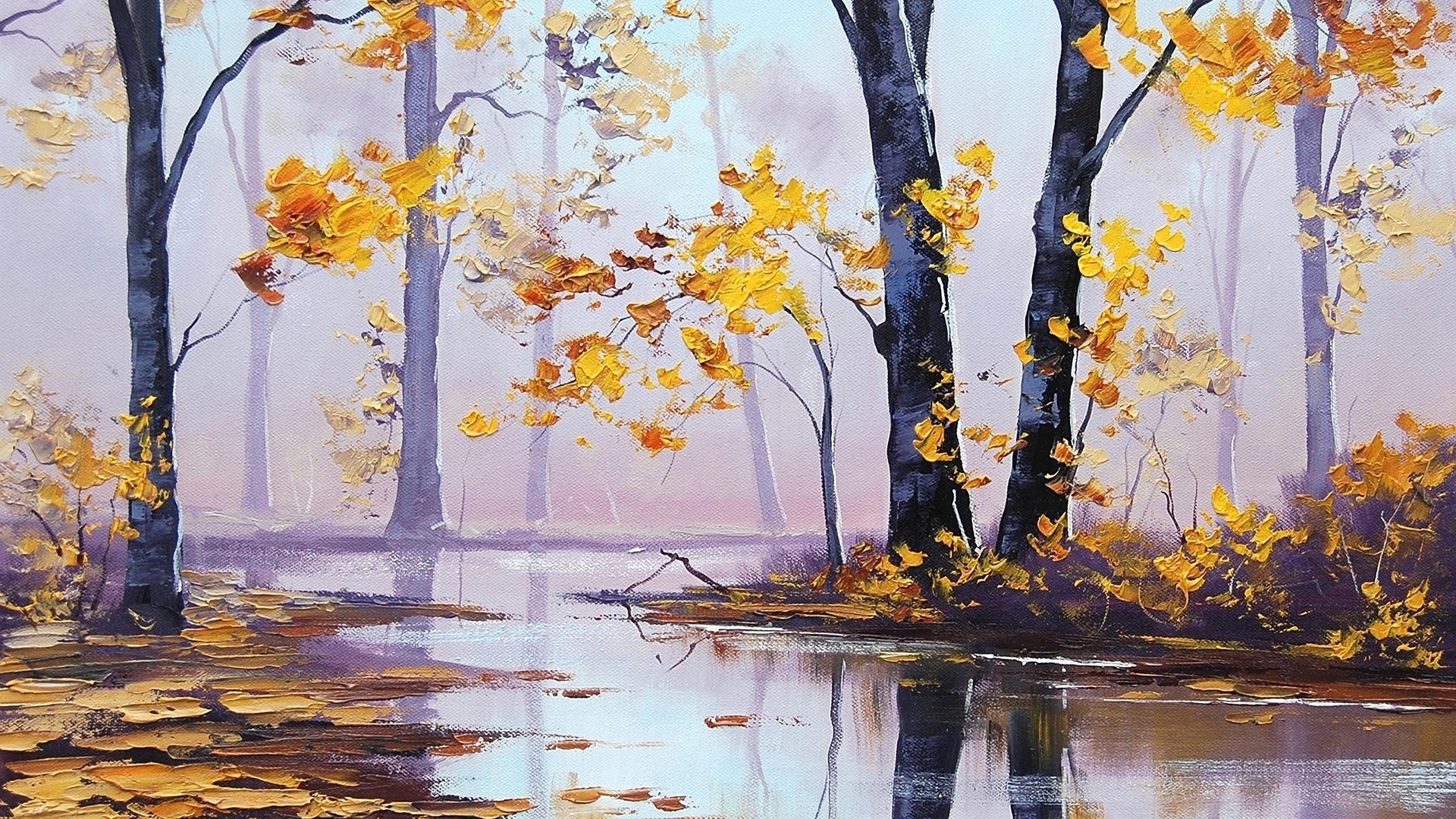 Oil Painting Wallpaper Hd , HD Wallpaper & Backgrounds