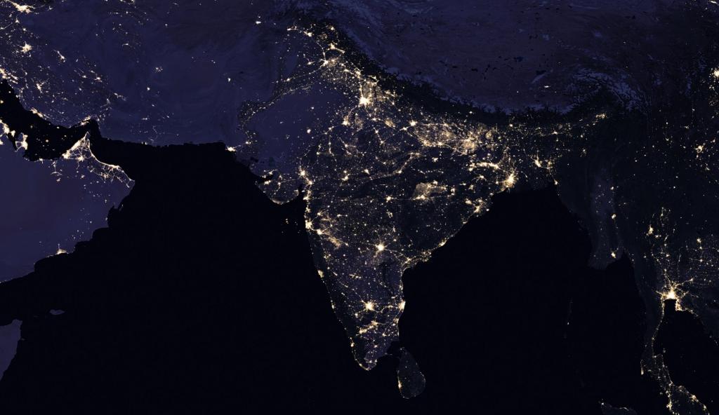 In The Recent Years, Many High Resolution Images Of - India From Space At Night , HD Wallpaper & Backgrounds