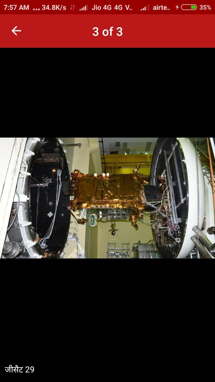G-sat 29 Satelite Launched By Isro India - Gsat 29 , HD Wallpaper & Backgrounds