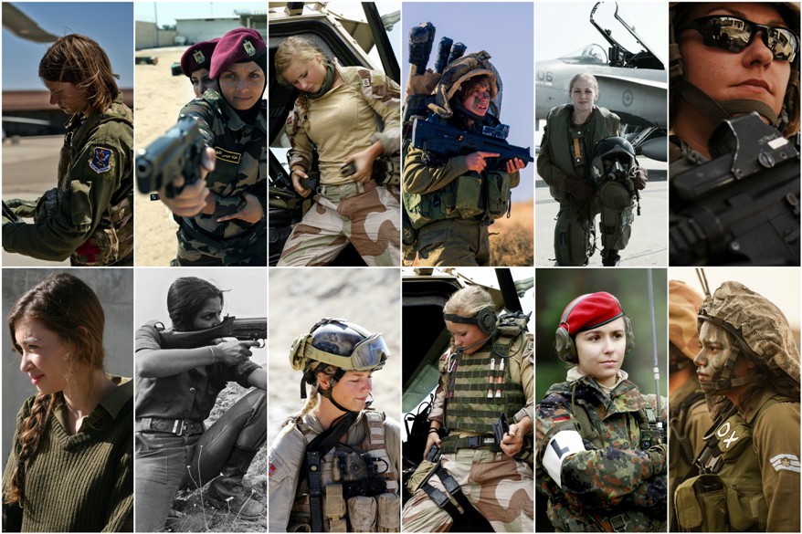 [people] [miui Resources Team] Fearless Beautiful Military - Military Girls , HD Wallpaper & Backgrounds