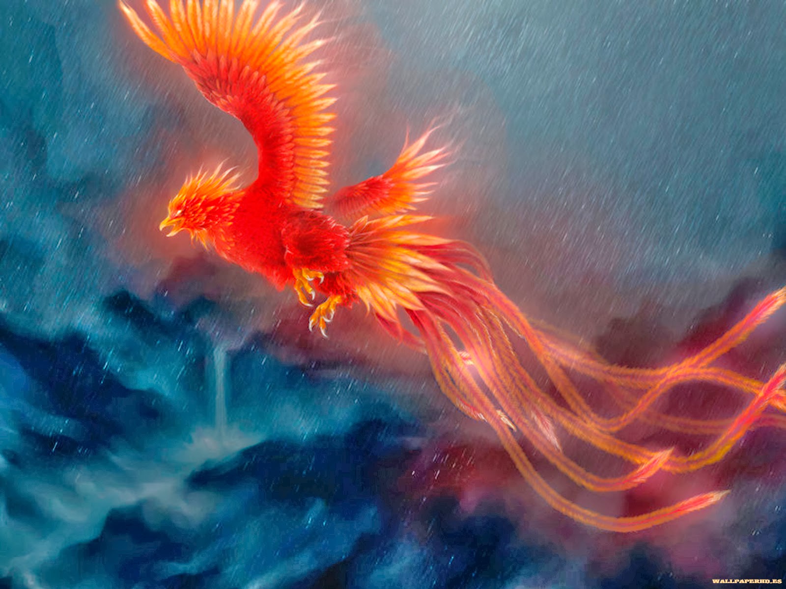 Ave Fénix Fondos De Pantalla En 4k Hd - Vermilion Bird Chinese Mythology , HD Wallpaper & Backgrounds