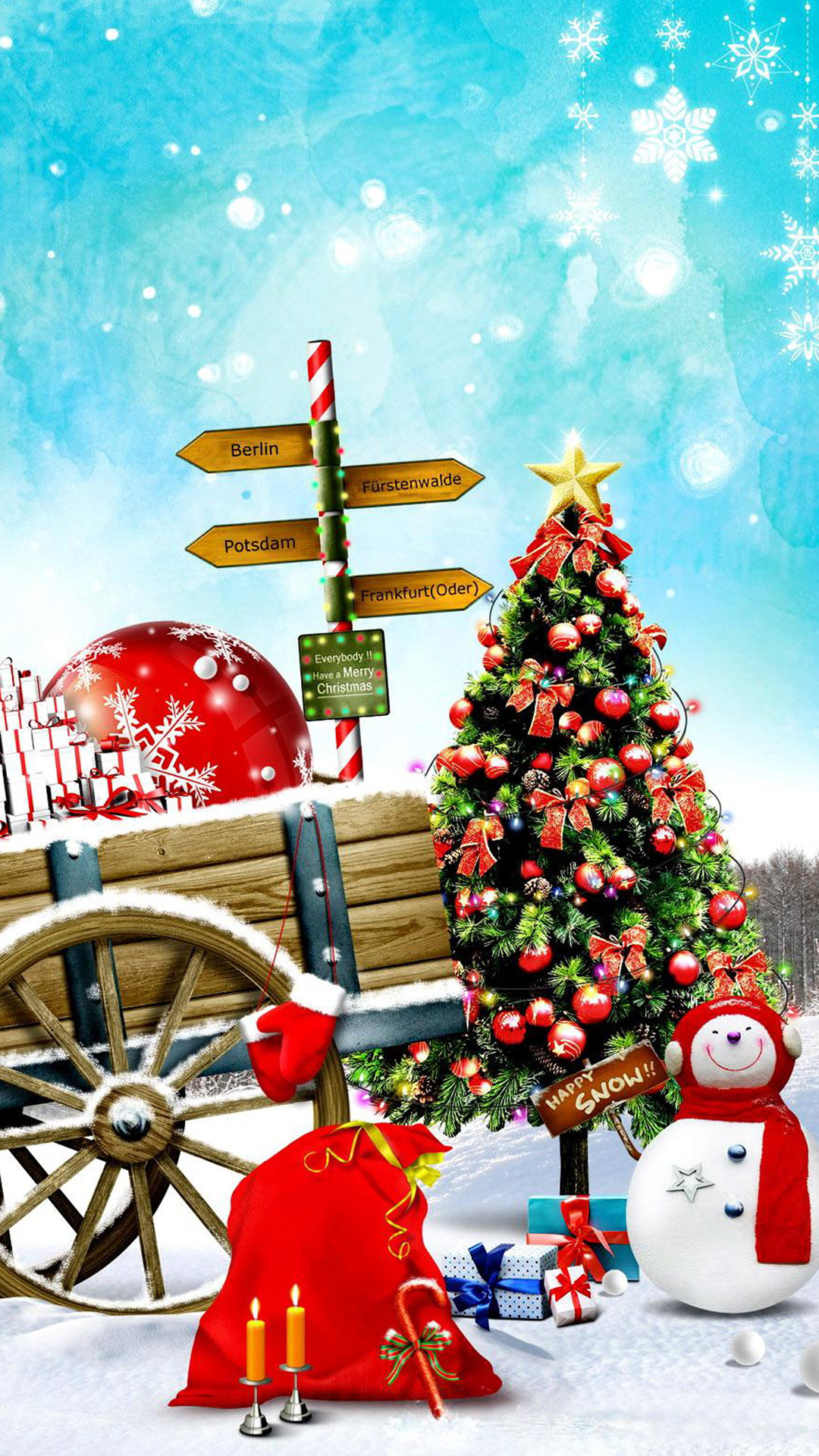 Free Christmas Wallpaper For Phones 18252 Hd Wallpapers - Merry Christmas Whatsapp Dp , HD Wallpaper & Backgrounds