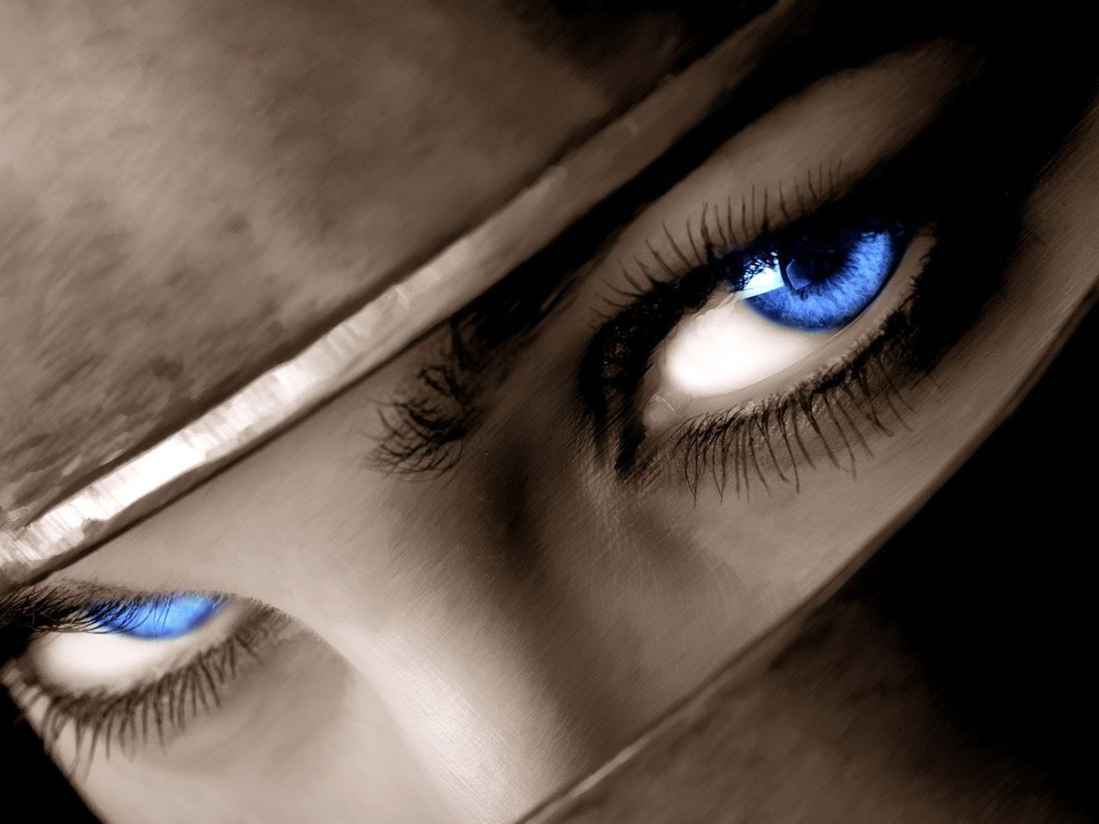 Olhos Azuis De Mulher , HD Wallpaper & Backgrounds