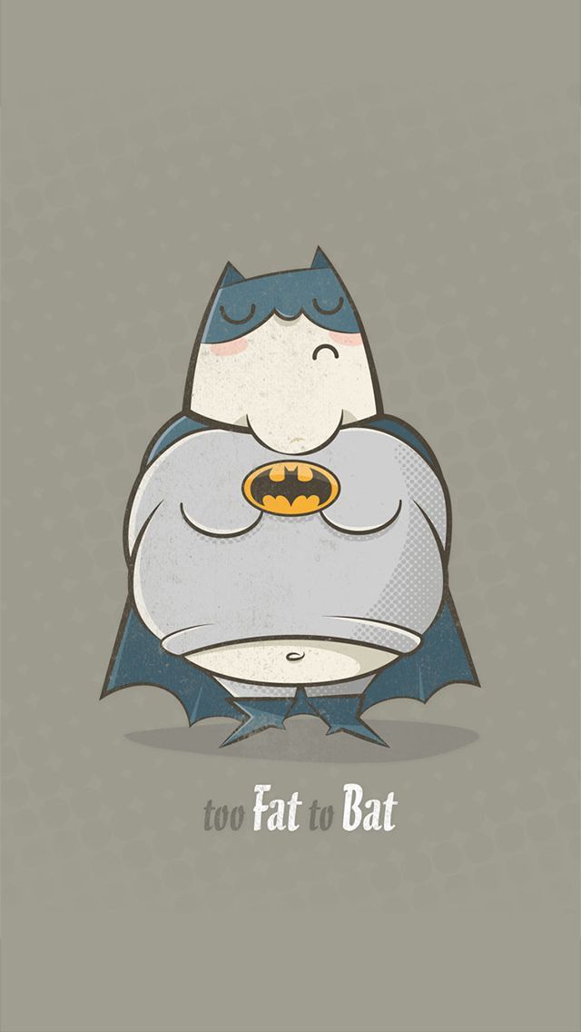 Image Result For Squishy Wallpaper Iphone - Fat Batman , HD Wallpaper & Backgrounds