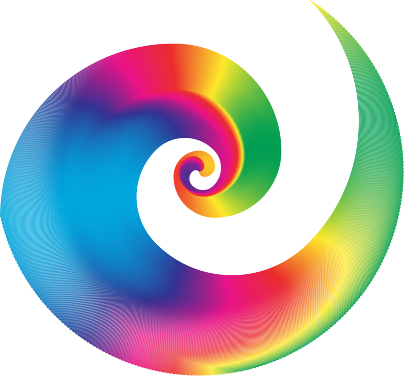 Computer - Rainbow Big Spiral , HD Wallpaper & Backgrounds
