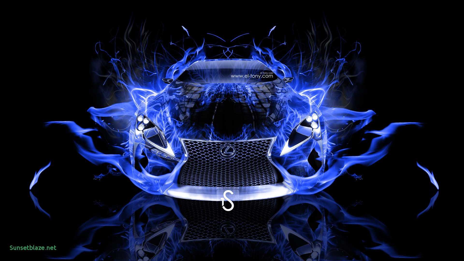 Download Blue And Red Fire Hd Wallpaper Source - Car On Blue Fire , HD Wallpaper & Backgrounds