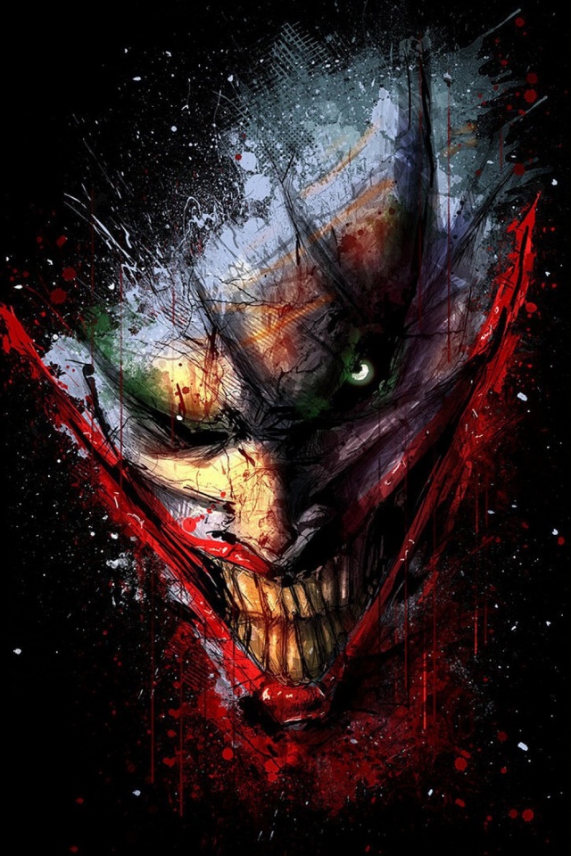 Download Now - Joker Creepy , HD Wallpaper & Backgrounds