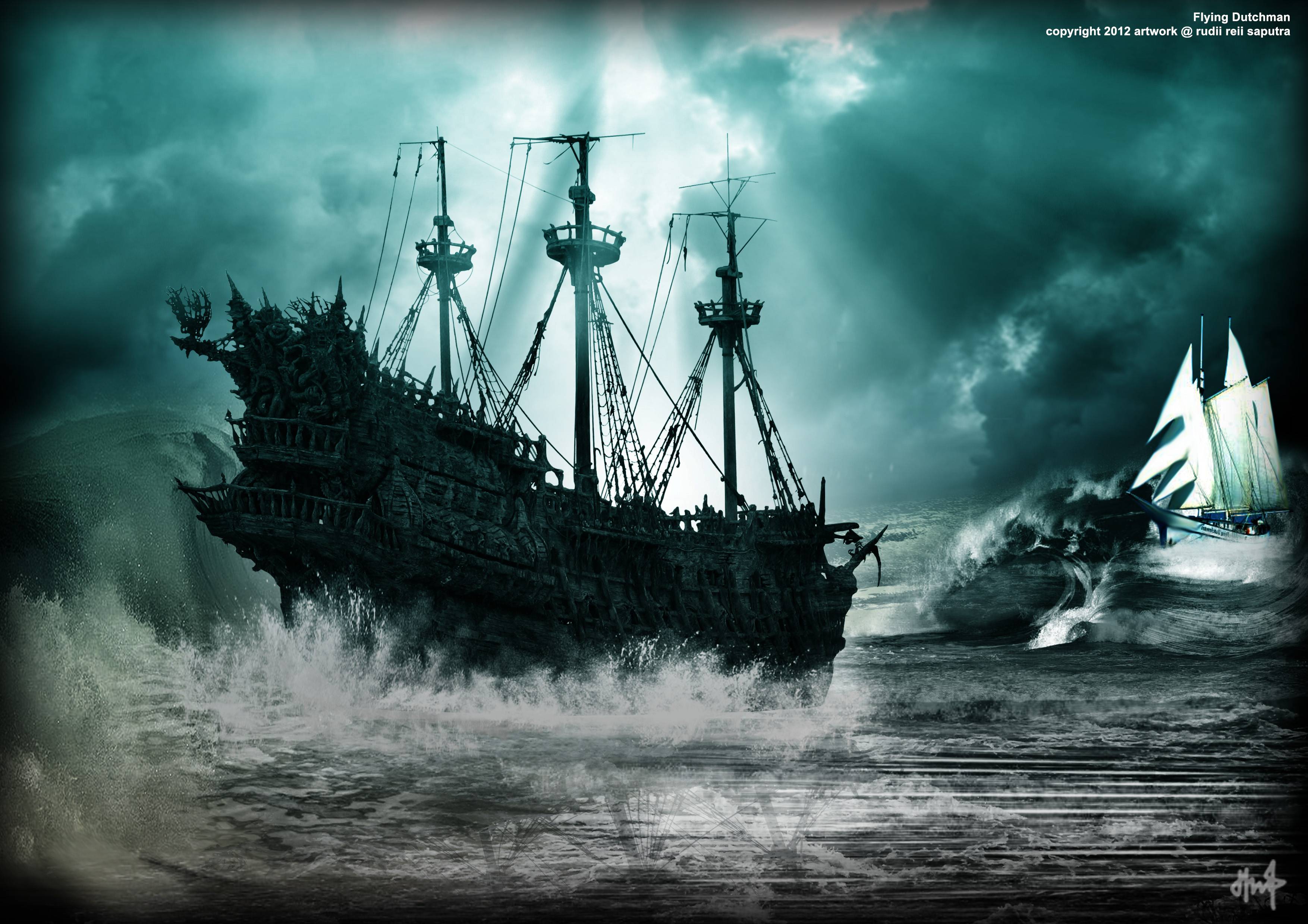 Flying Dutchman (pirates Of The Caribbean) , HD Wallpaper & Backgrounds