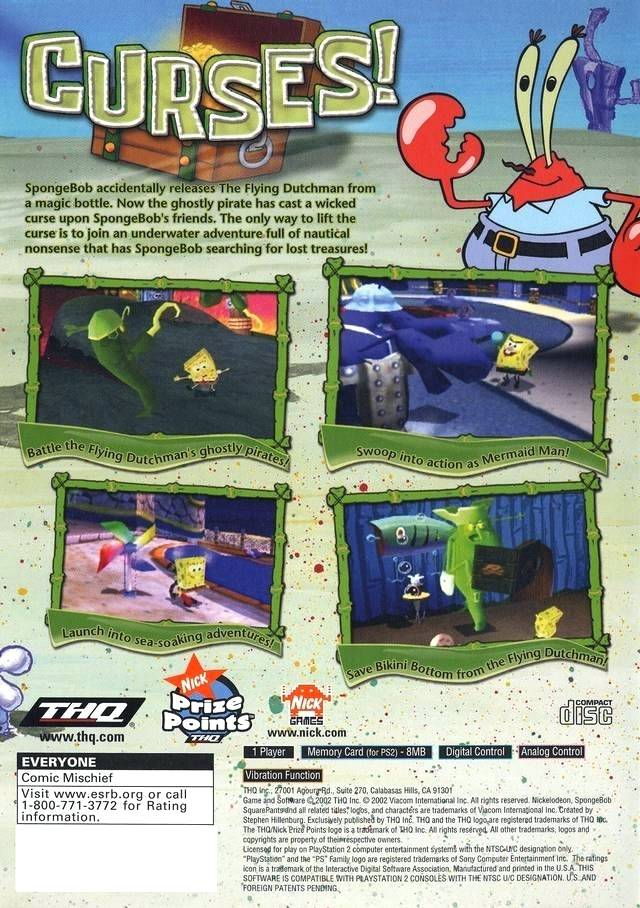 spongebob squarepants revenge of the flying dutchman ps2 gameplay