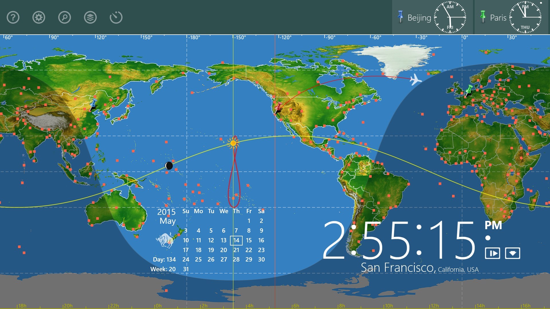 Google World Clock Wallpaper Windows 10 1385825 HD Wallpaper 