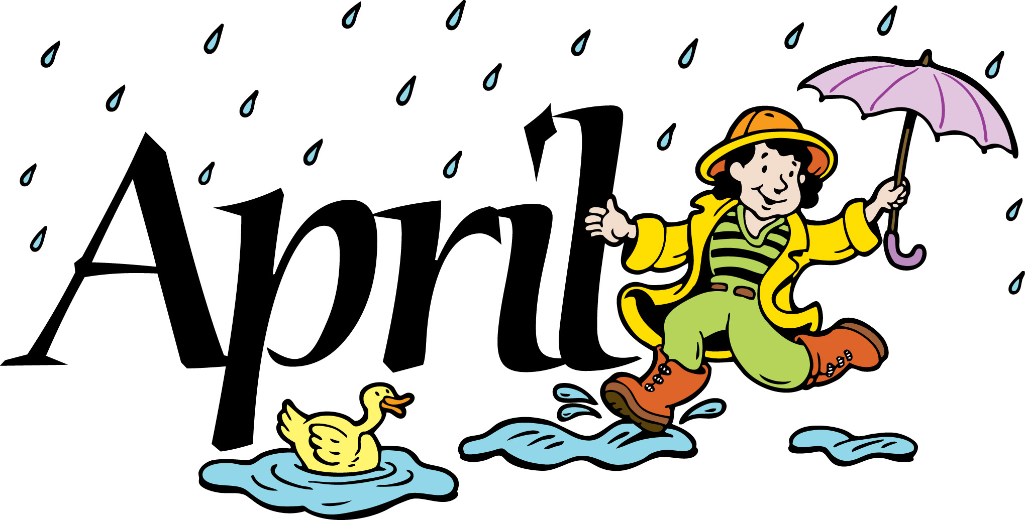 April 2013 Was Wetter Than Average Aprils - Months Of The Year April , HD Wallpaper & Backgrounds