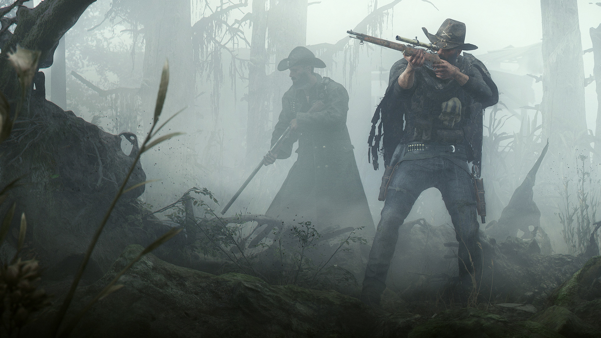 Hd Hunt Showdown Shooter Video Game Wallpaper - Hunt Showdown , HD Wallpaper & Backgrounds