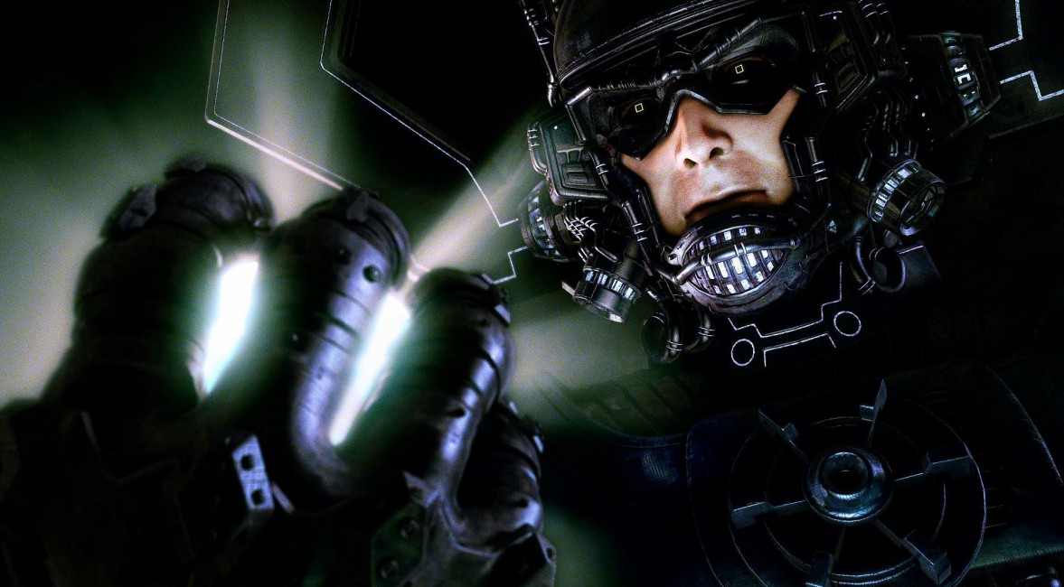 Cyborg Hand Robot Light - Galactus Marvel Film , HD Wallpaper & Backgrounds