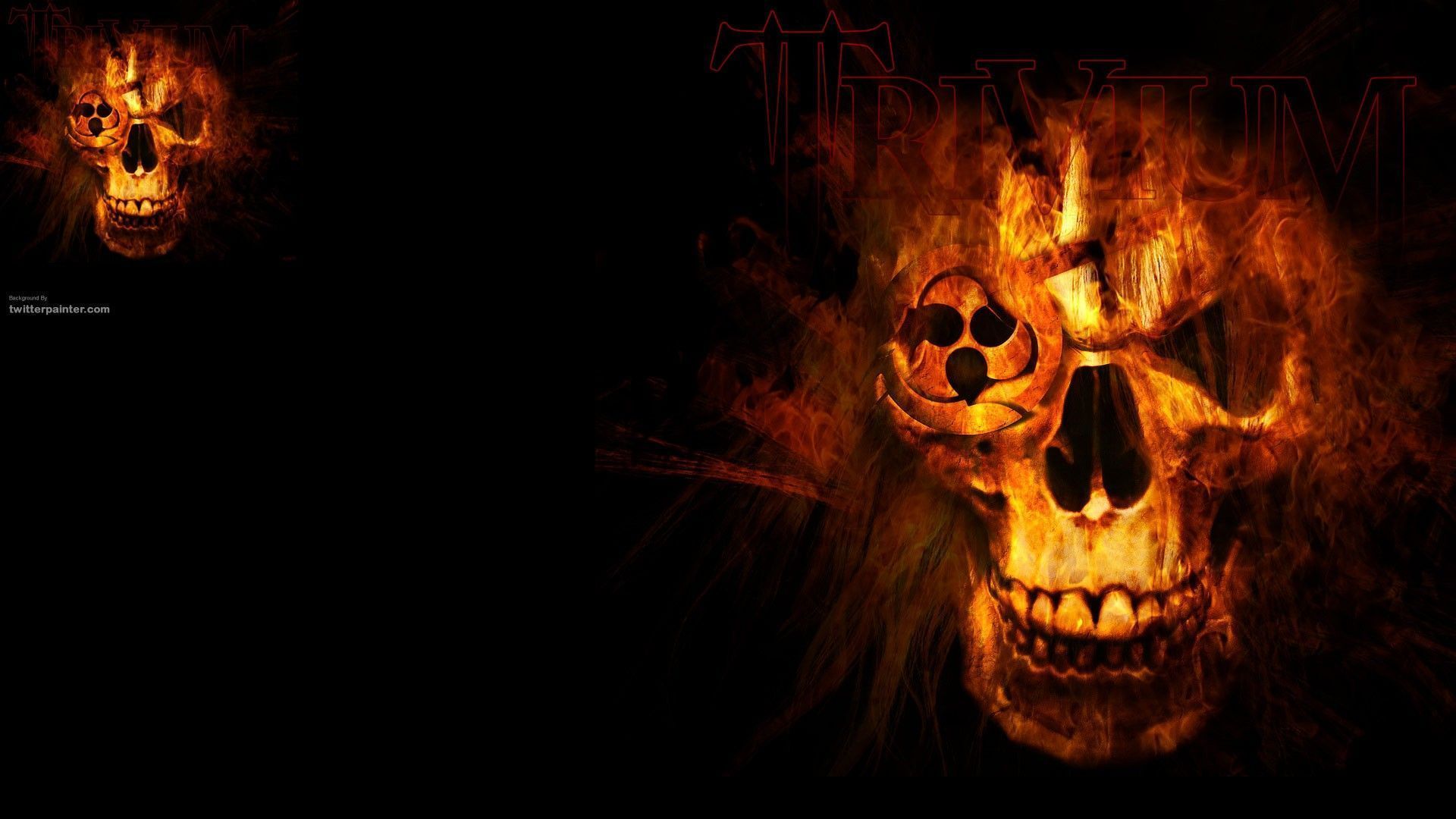 Blue Fire Skull Wallpaper , HD Wallpaper & Backgrounds