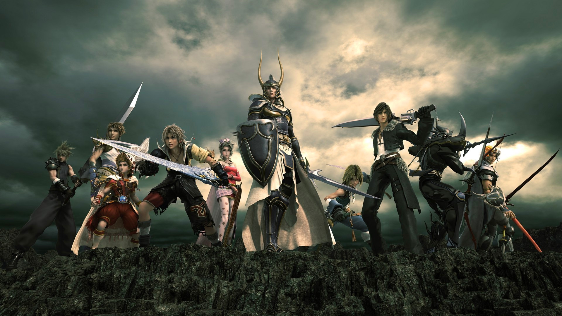 Dissidia Final Fantasy Nt 1080p Wallpaper - Final Fantasy 4 Wallpaper Hd , HD Wallpaper & Backgrounds