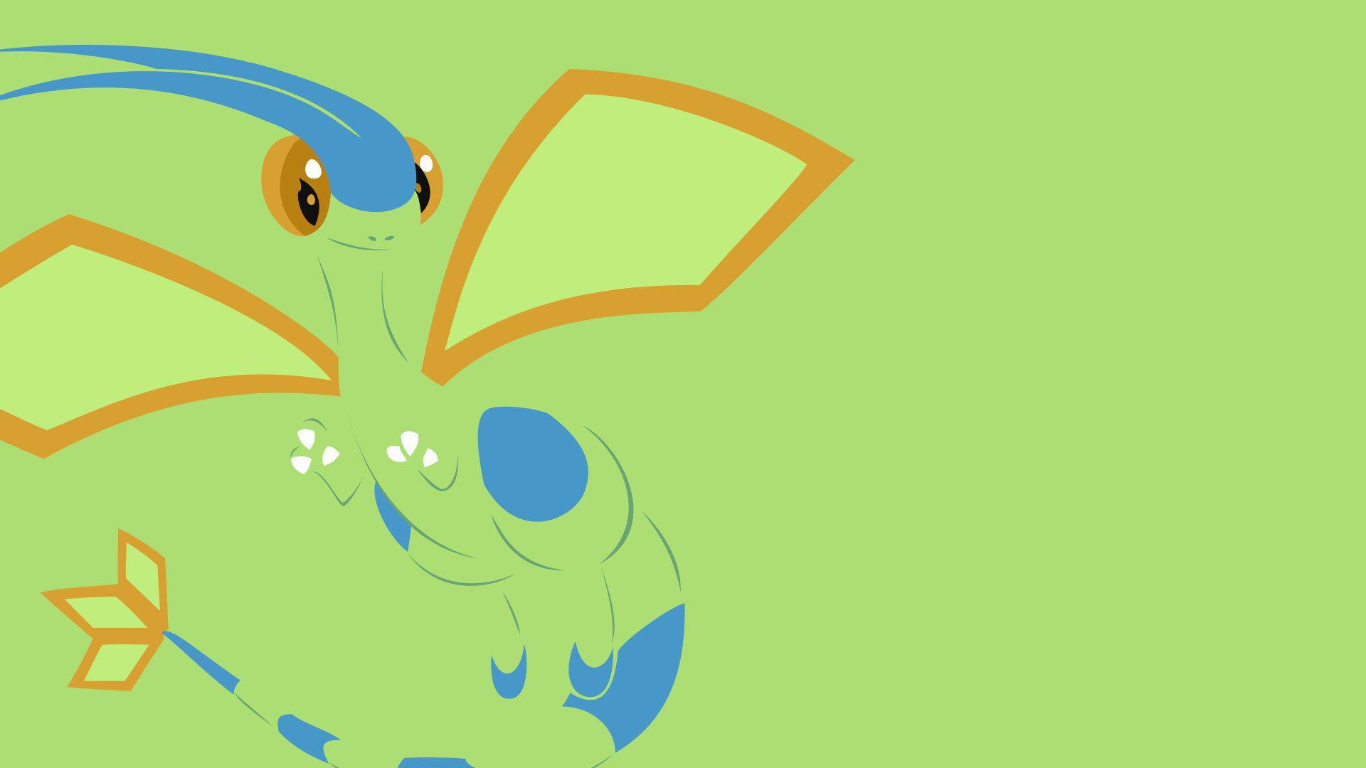 Minimalistic Flygon In Pokemon - 1600 900 ポケモン , HD Wallpaper & Backgrounds