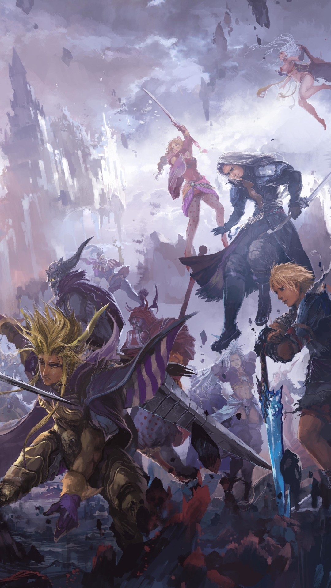 Sephiroth-6 - Final Fantasy Dissidia Art , HD Wallpaper & Backgrounds