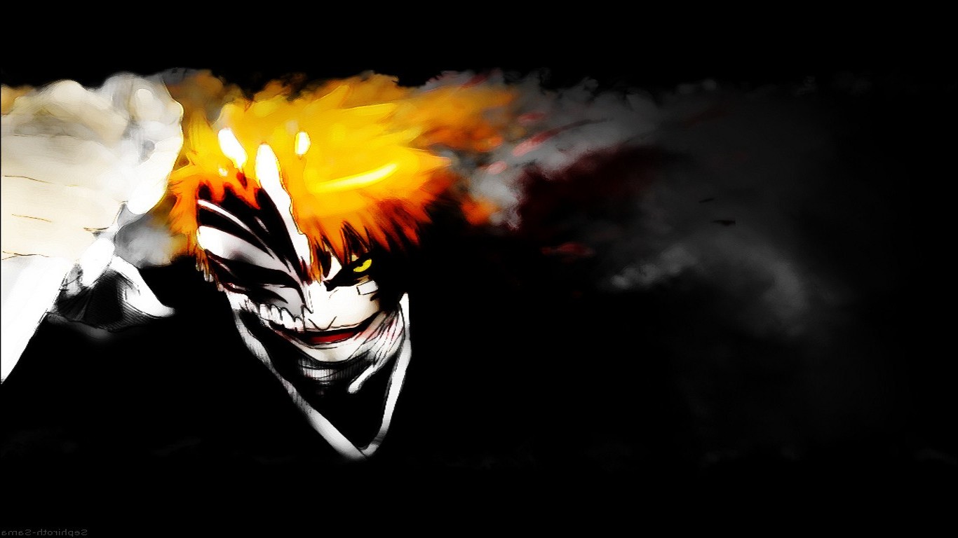 Anime, Bleach, Kurosaki Ichigo, Hollow Wallpapers Hd - Fiction , HD Wallpaper & Backgrounds