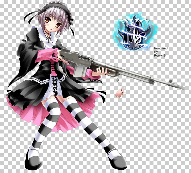Yuki Nagato Desktop Haruhi Suzumiya Anime, Anime Png - Anime De Mujeres Con Armas , HD Wallpaper & Backgrounds
